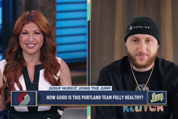 Jusuf Nurkic joins Rachel Nichols on The Jump to discuss his charity work